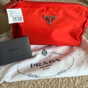 Prada cosmetic bag